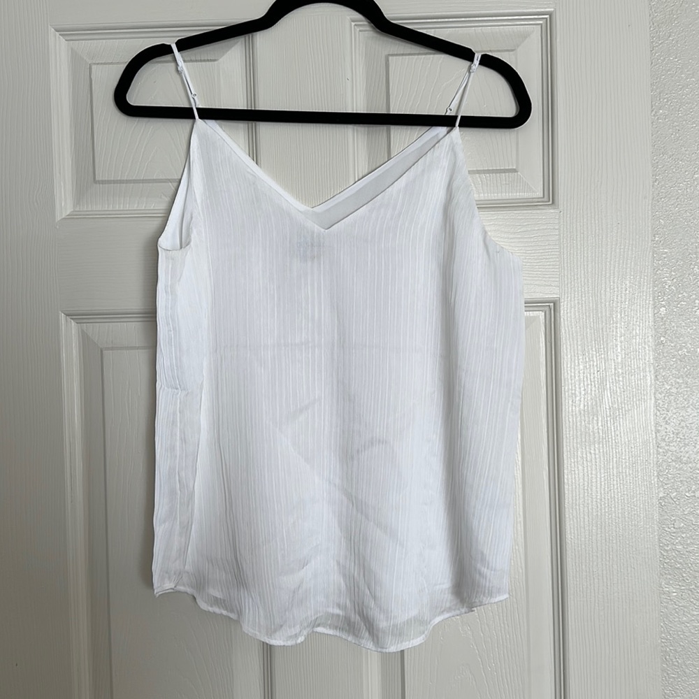 EXPRESS Pleated V-neck Downtown Cami